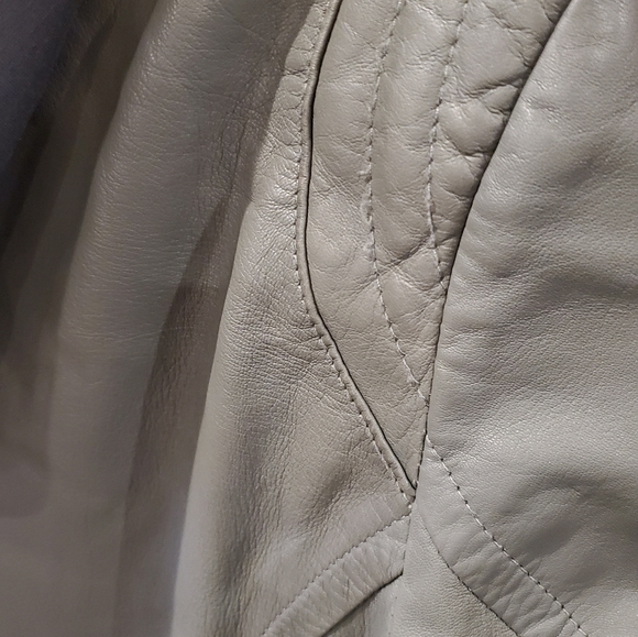 Rudsak gray leather hoodie jacket - Picture 7 of 10